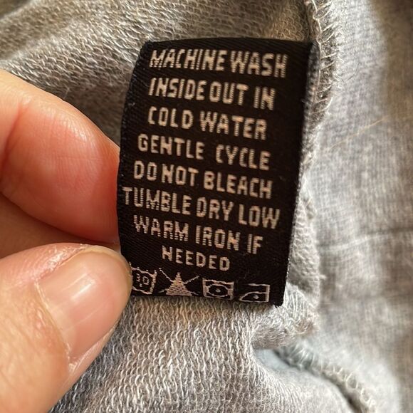 BCBG Max Azria gray/silver with bling cotton/spandex knit jacket - Picture 11 of 11